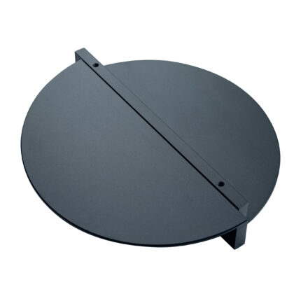 Polukružna ravna ručka crna-velika