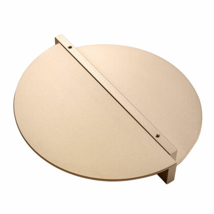 Polukružna ravna ručka zlatna-velika